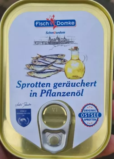 Sprotten in geräuchert in Pflanzenöl