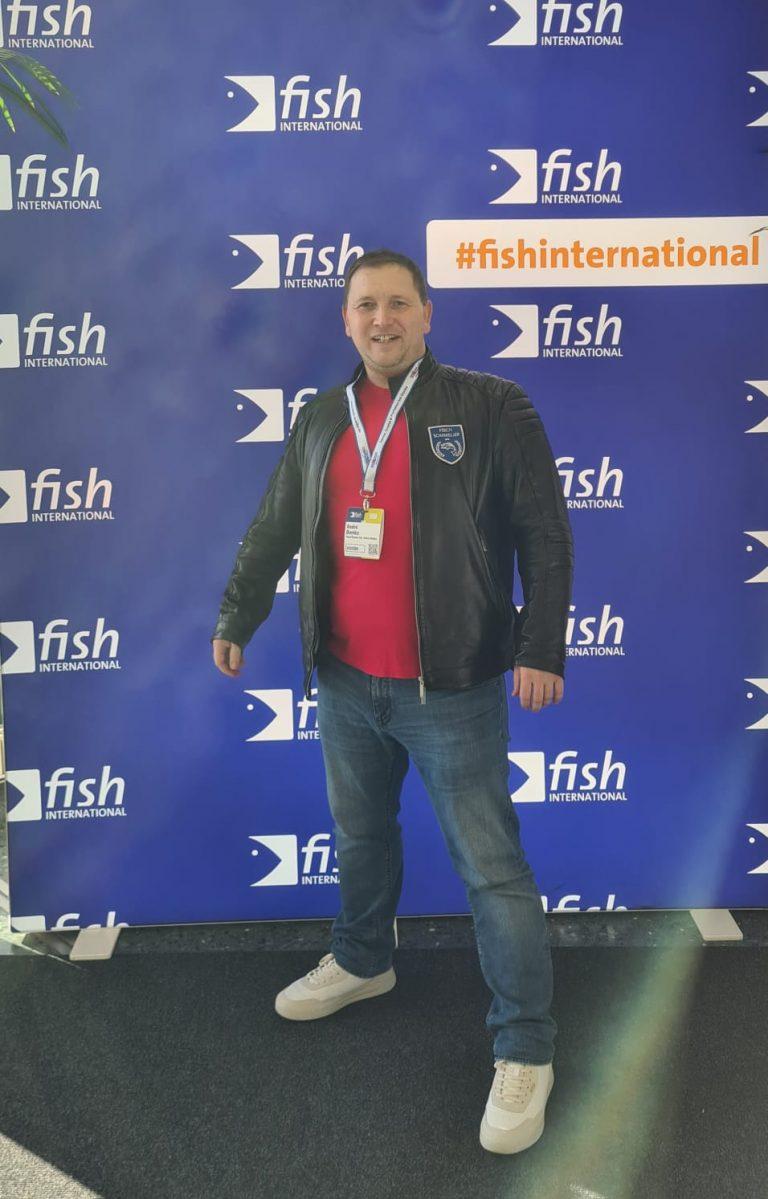 Fischsommelier André Domke auf der Fish International in Bremen
