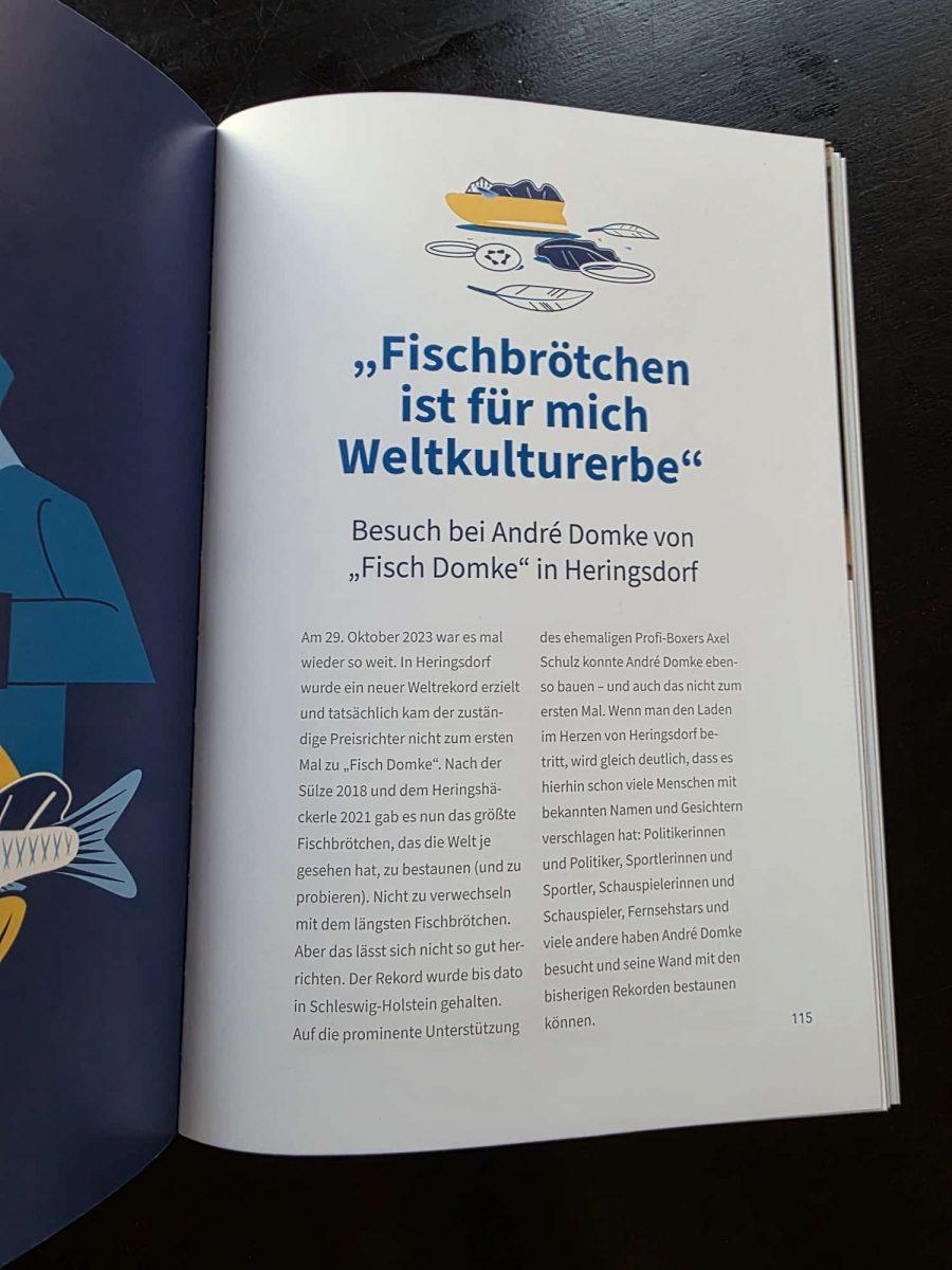 André Domke im Buch Die Welt des Fischbrötchens