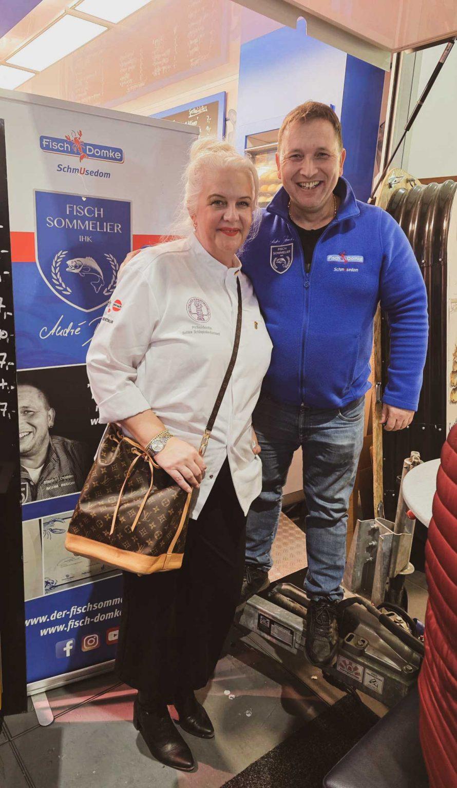 Besuch von Backqueen Betty beim André Domke dem Fischsommelier