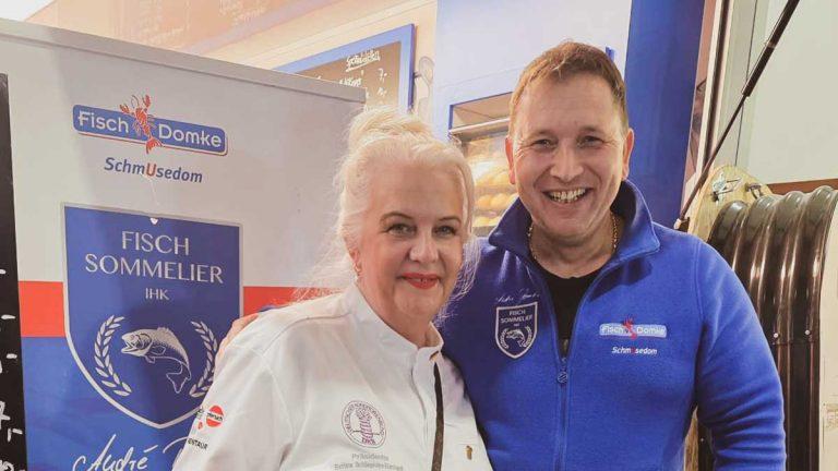 Backqueen Betty zu Besuch beim Fischsommelier André Domke auf der Grünen Woche 2026