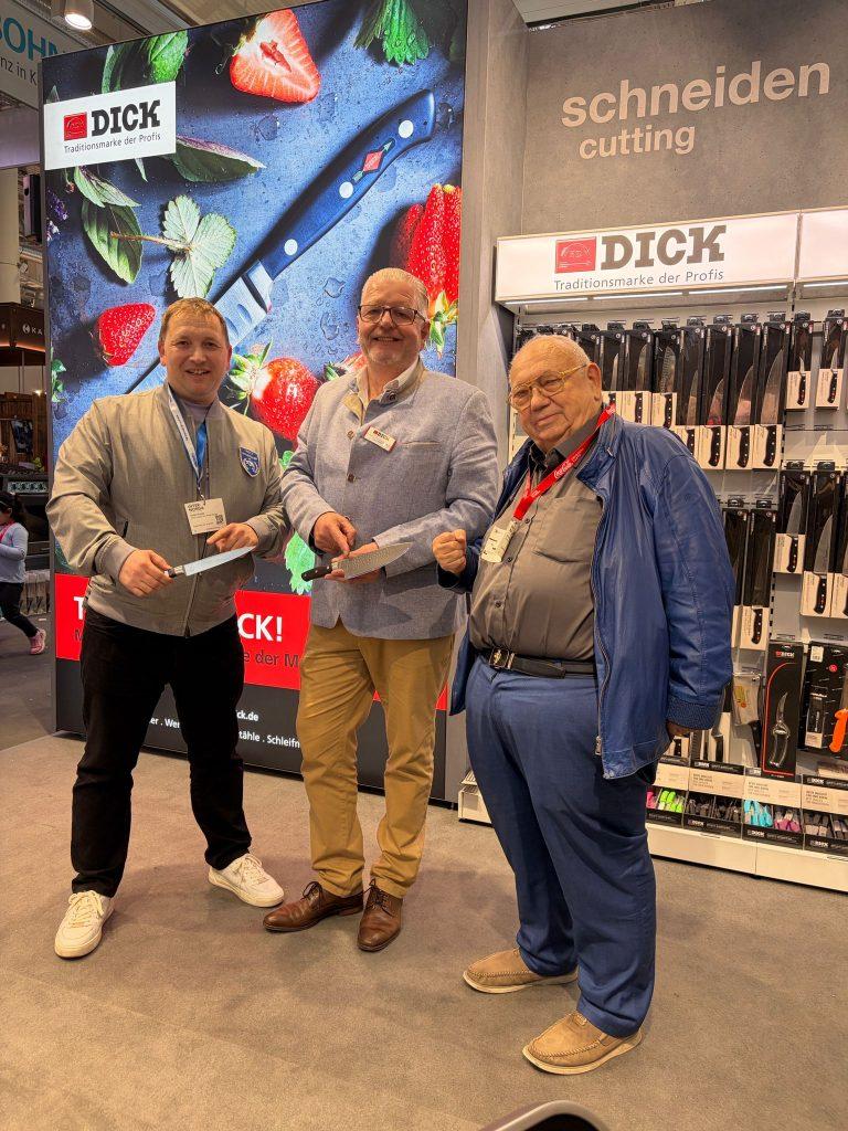 Fischsommelier Domke und Vertreter von DICK