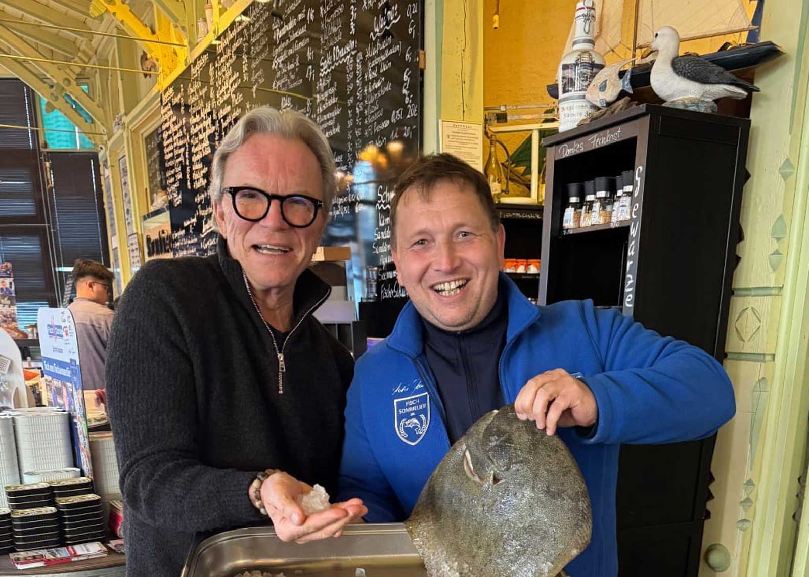 Wolfgang Lippert und Andre Domke auf Usedom im Seebad Heringsdorf