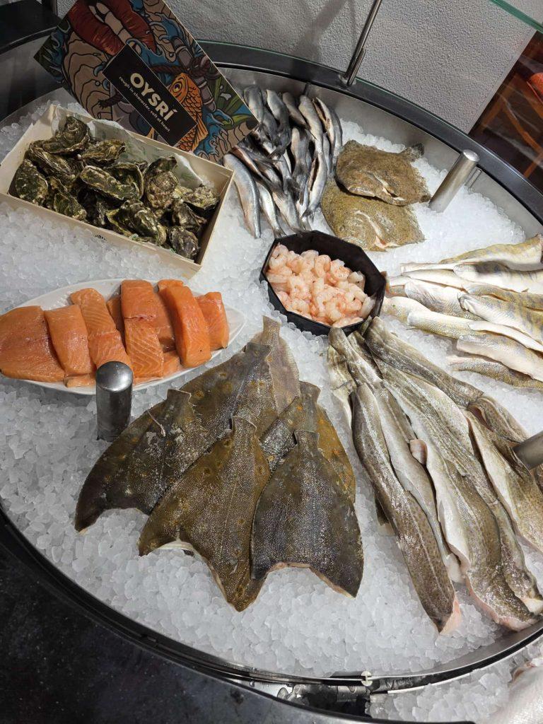 Fisch im Verkauf-Domkes Fischeck im Seebad Ahlbeck auf Usedom